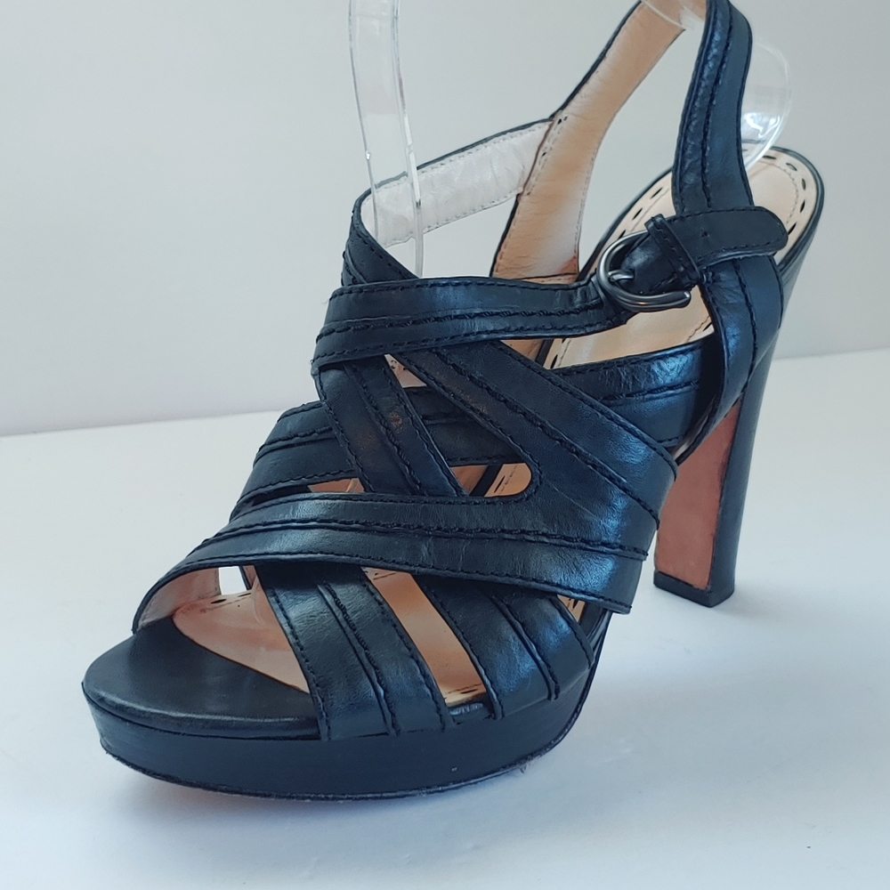 Coach Brynne Heel Black Size 9